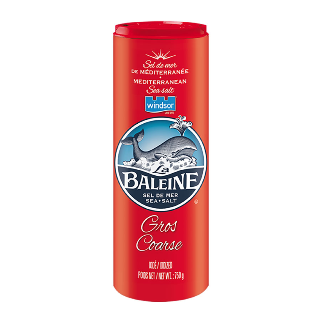 LA BALEINE COARSE SEA SALT IODATED BAG 1KG